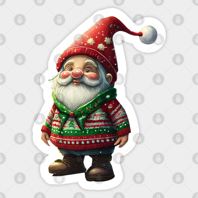 Gnome ugly sweater hotsell